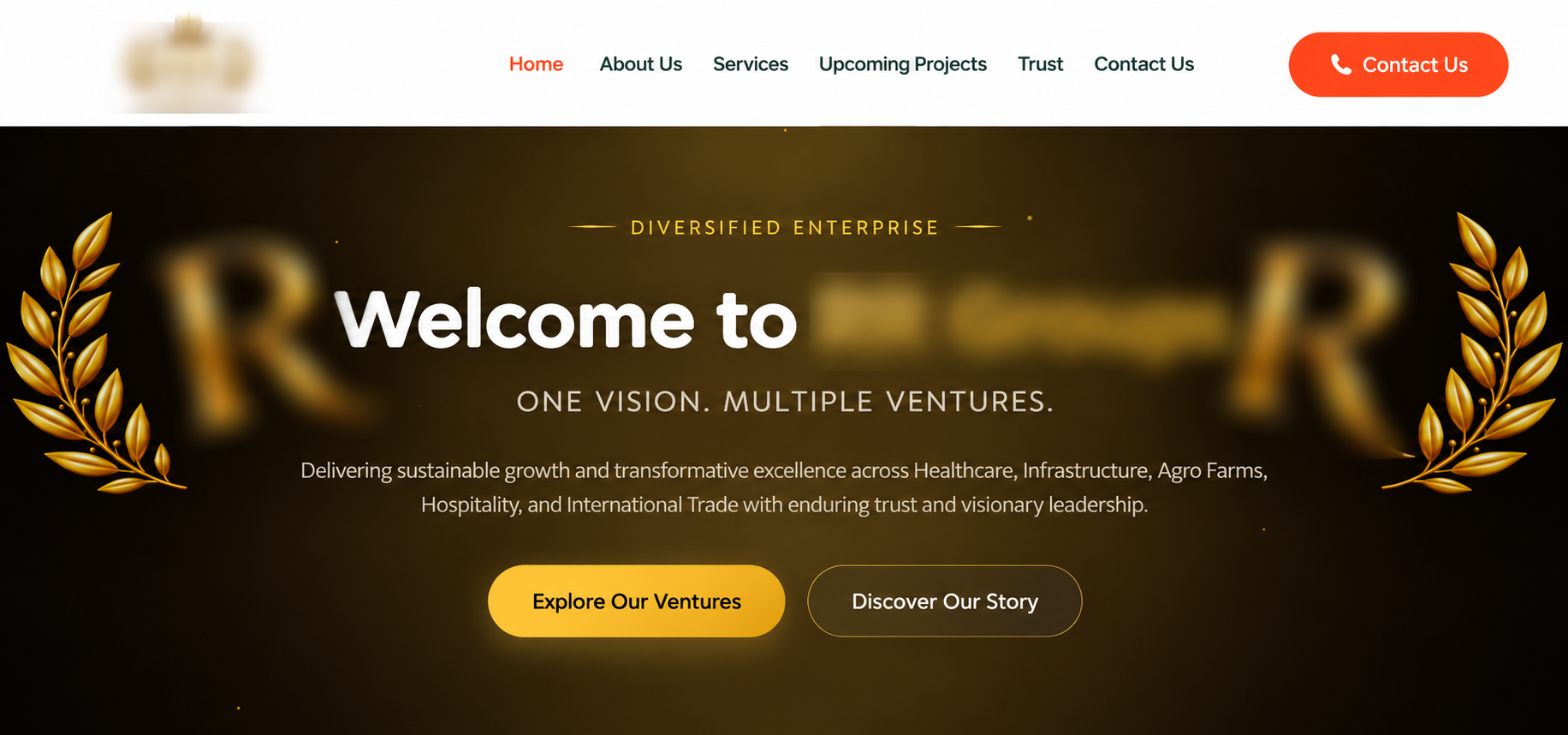 Diversified Enterprise Corporate Website Development by SCMAI Digital